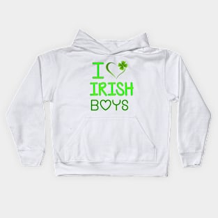 I love Irish boys Kids Hoodie